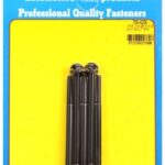 "1/4""-28 x 4.250 hex black oxide bolts" (5pcs)