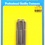 "1/4""-28 x 4.000 12pt SS bolts" (5pcs)