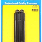 "5/16""-24 x 5.000 hex black oxide bolts" (5pcs)