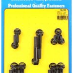 ARP Timing Cover Bolt Kit Chevy SB LT1 6.2L Black Hex