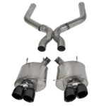Corsa Axle-Back + X-Pipe 3" Dual Rear Twin 4" Mustang 5.8