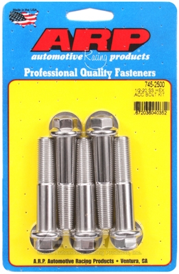 B68857E4-1D73-2401-68D0-84E8CE0B6285 ARP Bolt Kit 1/2-20 x 2.500 SS Hex - Image 1