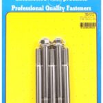 M10 x 1.25 x 100 hex SS bolts (5pcs)