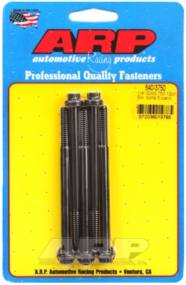 B869B6B2-0E53-8D0C-30B4-056764535995 "1/4""-20 x 3.750 12pt black oxide bolts" (5pcs) - Image 1