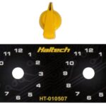 Haltech Dual Switch Panel Only - includes Yellow knob