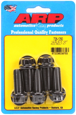 B8B477E0-2780-8D1E-BD95-9504E9F2B141 ARP Bolt Kit 1/2-20 x 1.250 Black Oxide 12PT - Image 1