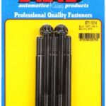 M8 x 1.25 x 90 12pt black oxide bolts (5pcs)