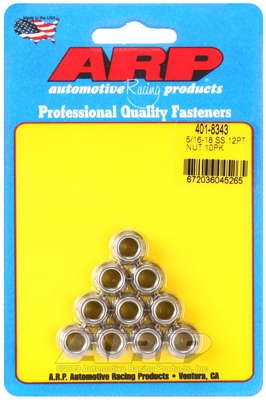 BACC8084-ED4A-7361-30BE-D270F4F63636 ARP 5/16-18 SS 12pt nut kit - Image 1