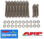 Oldsmobile 350-455 7/15"" SS 12pt head bolt kit"