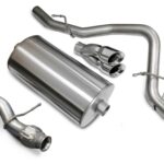 Corsa Cat-Back 3.0" Single Rear Twin 4.0" Tahoe 09-14