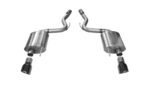Corsa Axle-Back 3.0" Dual Rear Single 4.0" Mustang 5.0 15-17