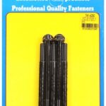 "5/16""-24 x 4.250 12pt black oxide bolts" (5pcs)