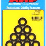 "3/8"ID 3/4"OD .120"TH black washers" (10pcs)
