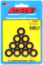 "3/8"ID 3/4"OD .120"TH black washers" (10pcs)