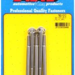 M6 x 1.00 x 75 hex SS bolts (5pcs)