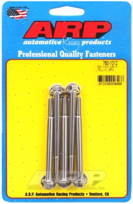 BE0DD70B-1EBC-AC14-F3FA-AF43F5C46088 M6 x 1.00 x 75 hex SS bolts (5pcs) - Image 1