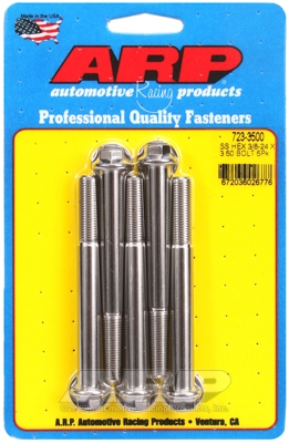 BE94A19F-7E9B-940B-C3CD-8158AAF27967 "3/8""-24 x 3.500 hex SS bolts" (5pcs) - Image 1