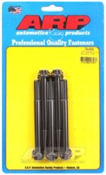 "3/8""-24 x 4.000 12pt 7/16 wrenching black oxide bolts"5pcs