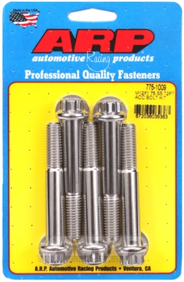 C284480D-626A-12A3-E47B-32B86EBFD870 ARP Bolt Kit M12 X 1.75 X 80 SS 12PT - Image 1
