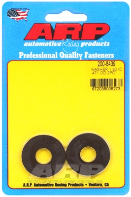 C28E7B51-918A-6CB3-76AB-FCC0366FA82B ".471"ID 1.30"OD .120"TH no chamfer black washer" (2pcs) - Image 1