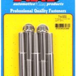 "7/16""-20 x 3.000 12pt SS bolts" (5pcs)