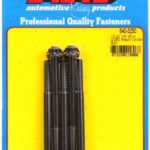"1/4""-20 x 3.250 12pt black oxide bolts" (5pcs)