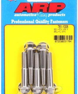 M8 x 1.25 x 45 hex SS bolts (5pcs)