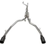 Corsa Cat-Back 3.0" Dual Rear Single 5.0" Ram TRX 6.2 21-23