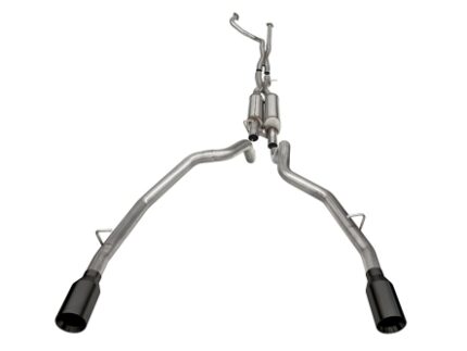 Corsa Cat-Back 3.0" Dual Rear Single 5.0" Ram TRX 6.2 21-23