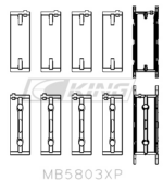 King Main Bearing Shell BMW S65B40A