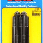 "3/8""-16 x 3.250 12pt black oxide bolts" (5pcs)