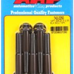 "3/8""-24 x 2.250 12pt black oxide bolts" (5pcs)