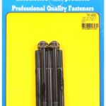 "5/16""-24 x 4.000 12pt black oxide bolts" (5pcs)