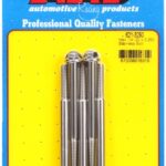 "1/4""-20 x 3.250 hex SS bolts" (5pcs)