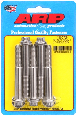 C7A62B48-69B2-0337-A160-DF70F3FEDA27 "3/8""-24 x 2.750 12pt SS bolts" (5pcs) - Image 1