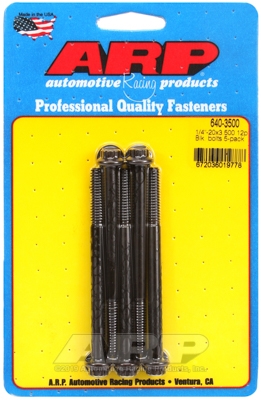 C8AC6CCF-A26A-08BD-8ACF-CB27211333DE "1/4""-20 x 3.500 12pt black oxide bolts" (5pcs) - Image 1