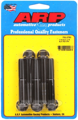 C8F5855F-9D76-4A6A-C772-1BC6289FAD62 "7/16""-20 x 2.750 hex black oxide bolts" (5pcs) - Image 1