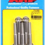 "5/16""-24 x 2.000 12pt SS bolts" (5pcs)