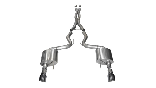 C950C087-DC94-930D-06C1-CD8F1CC15E93 Corsa Cat-Back 3.0" Dual Rear Single 4.5" Mustang 5.0 15-17 - Image 1