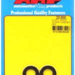 ARP M12 ID .875"OD chamfer black washers-3mm-2pc