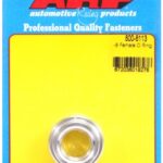 -8 female O ring aluminum weld bung