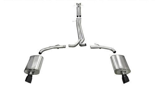 CA1F0A7C-779E-01B7-0E34-9AC9985EE865 Corsa Cat-Back 2.5" Dual Rear Single 4.0" Taurus SHO 10-19 - Image 1