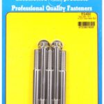 "3/8""-16 x 4.000 12pt SS bolts" (5pcs)