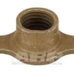 5/16-24 plate nut. 2-lug fixed w/ctr sunk rivet hole