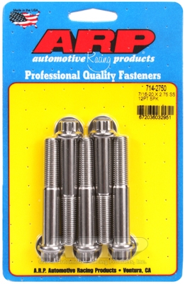 CABBA907-00CD-3920-1BAF-80EB5C5AE615 "7/16""-20 x 2.750 12pt SS bolts" (5pcs) - Image 1
