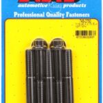 "7/16""-20 x 2.750 12pt black oxide bolts" (5pcs)