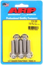 "3/8""-16 x 1.250 12pt SS bolts" (5pcs)