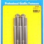 "3/8""-16 x 4.250 hex SS bolts" (5pcs)