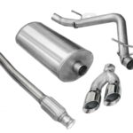 Corsa Cat-Back 3.0" Single Side Twin 4.0" Silverado 10-13