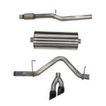Corsa Cat-Back 3.0" Single Side Twin 4" Silverado 5.3 19-23